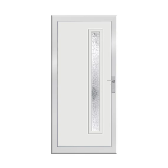 Bejárati ajtó B43 panellel 3 rétegű üvegezéssel 95 x 205 cm Egyszárnyú